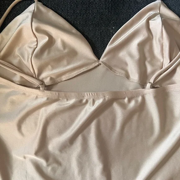 Fashion Nova NEW W/OT 
Chic Backless Nude Dress - Picture 5 of 16